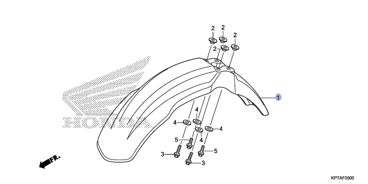 Honda OEM part 61100-KPS-B70