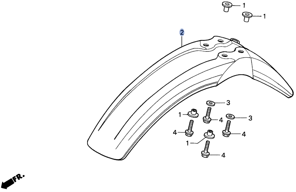 Honda OEM part 61105-MY6-770ZB