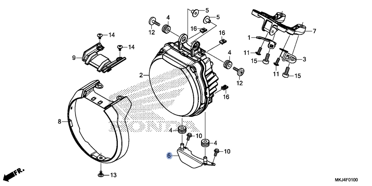 Honda OEM part 61311-MKJ-D00
