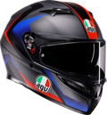 Matte Black/Blue/Red