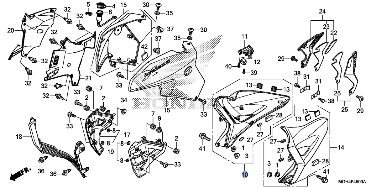Honda OEM part 64200-MGH-640