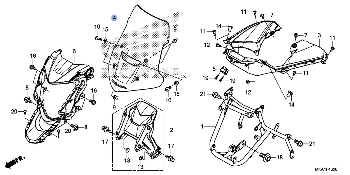 Honda OEM part 64200-MKA-D80