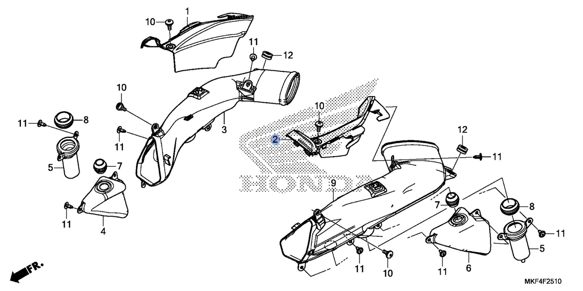 Honda OEM part 64280-MKF-D40