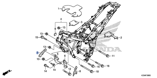 Honda OEM part 64315-K33-D00