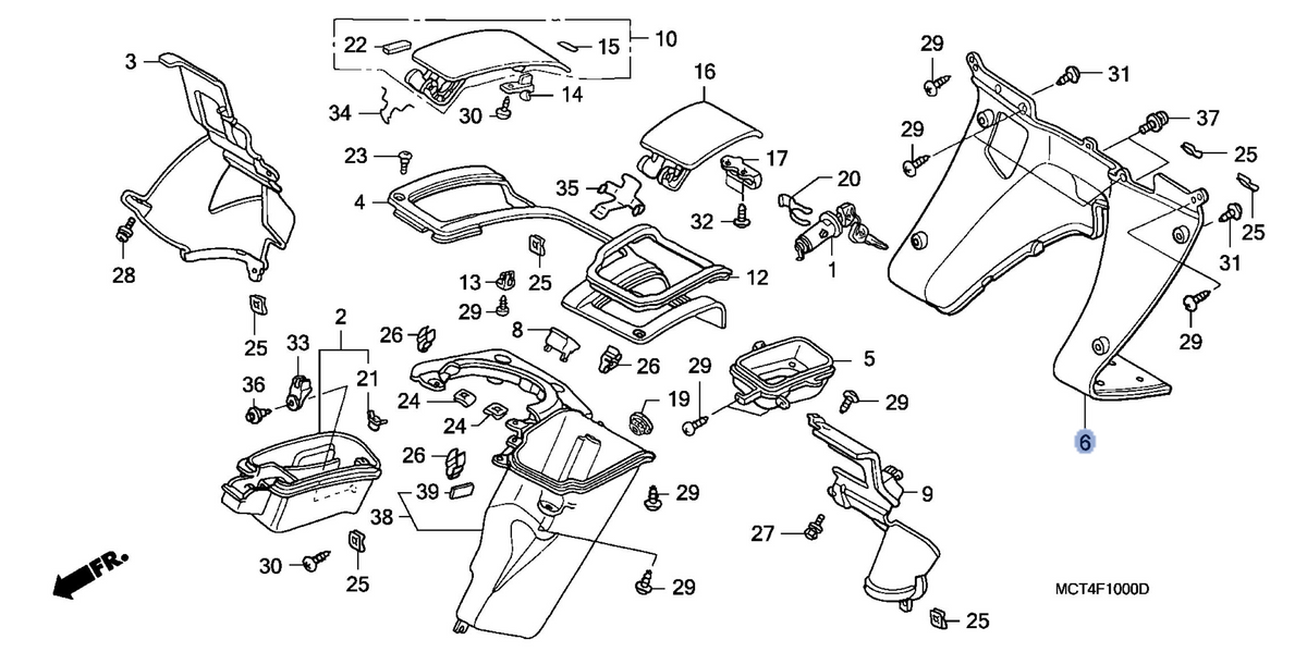 Honda OEM part 64331-MCT-000