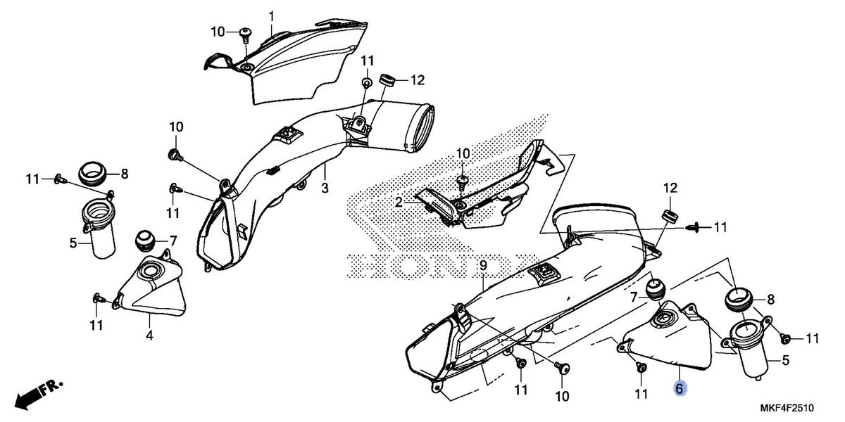 Honda OEM part 64345-MKF-D40