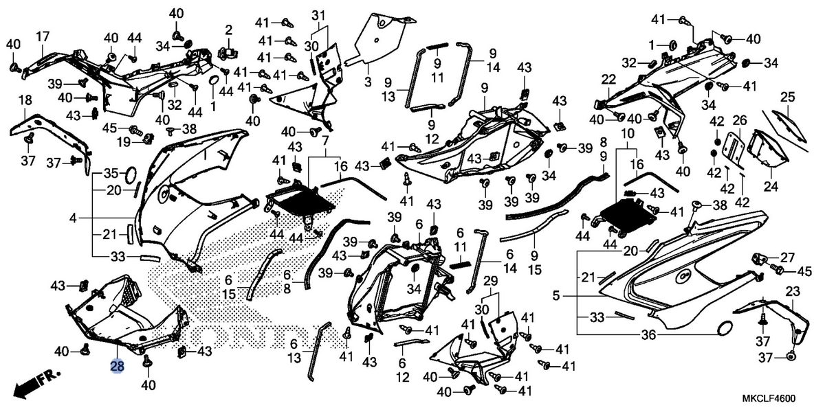 Honda OEM part 64355-MKC-A00