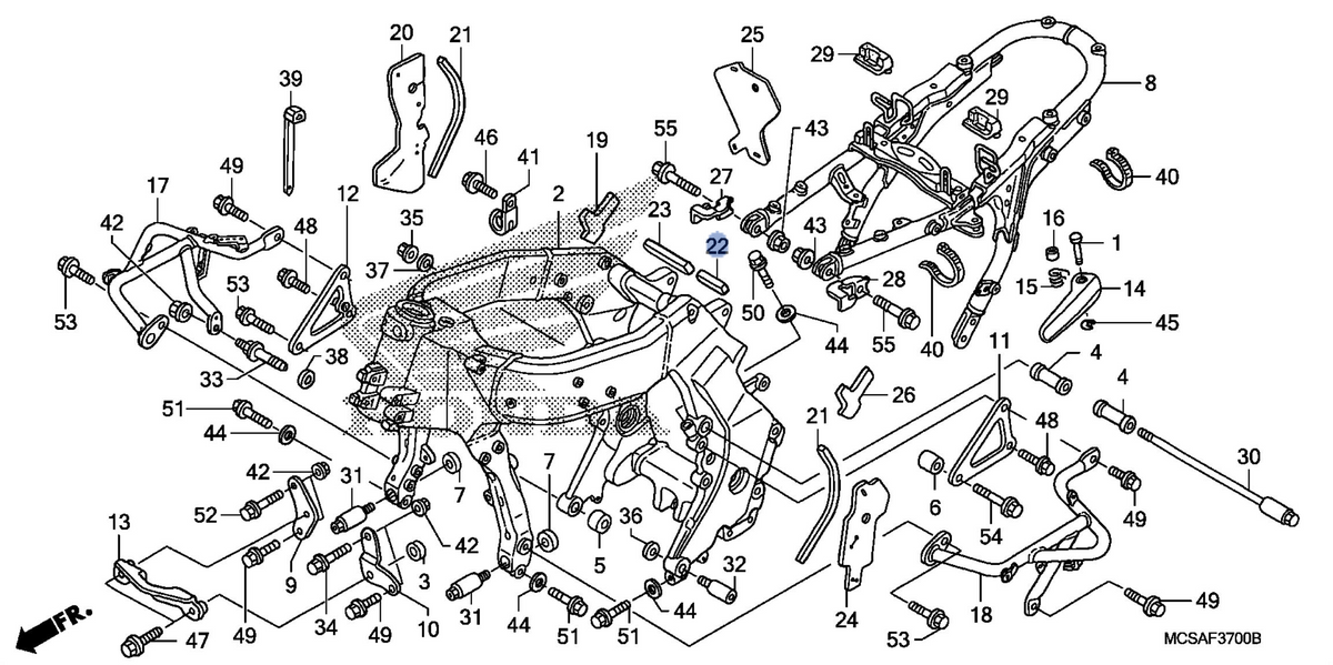 Honda OEM part 64364-MCS-G00
