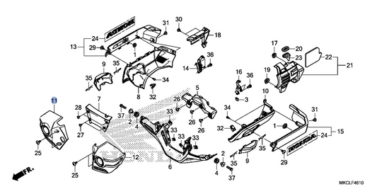 Honda OEM part 64440-MKC-AE0