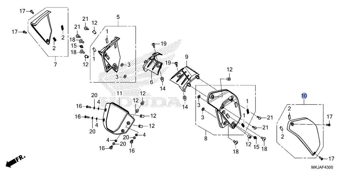 Honda OEM part 64441-MKJ-E60