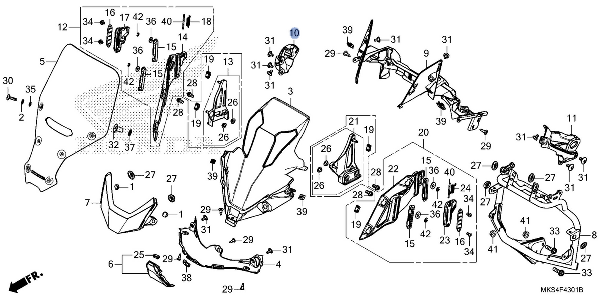 Honda OEM part 64541-MKS-E20