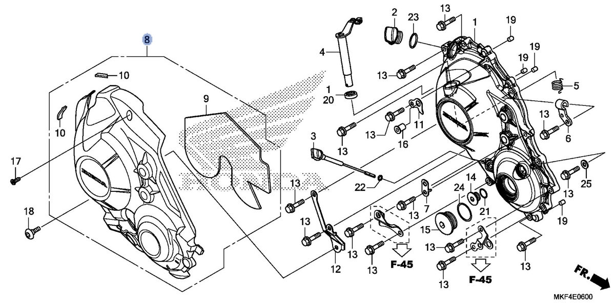 Honda OEM part 64700-MKF-A20