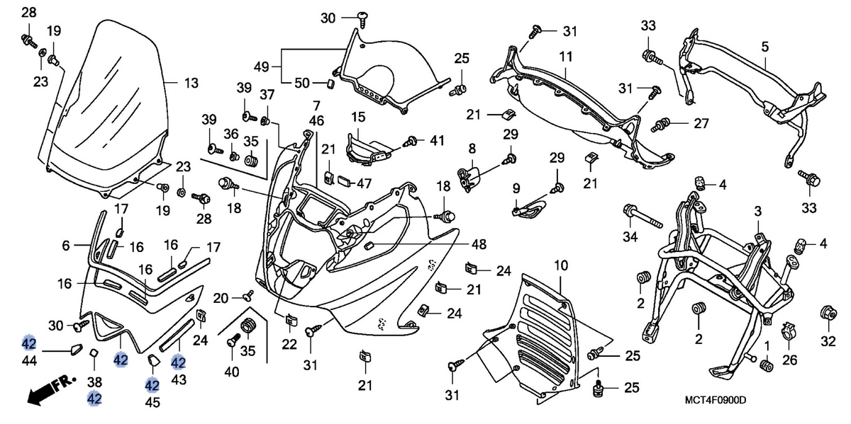 Honda OEM part 67109-MCT-770ZE