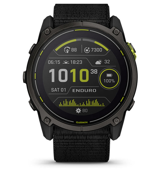 Carbon Gray DLC Titanium with Black Ultrafit Nylon Strap