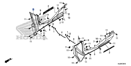 Honda OEM part 71310-HL6-AA0