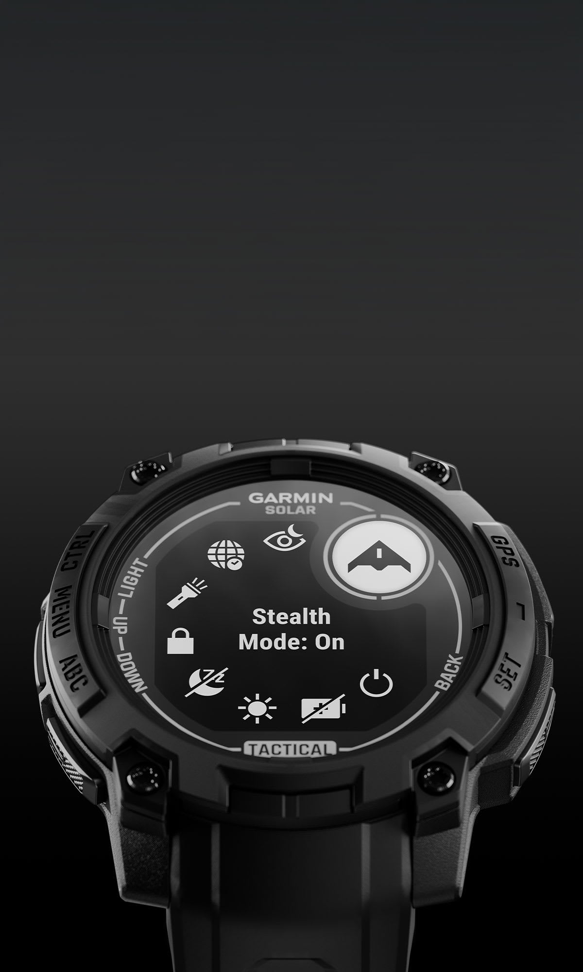 Instinct® 3 – 45 mm, Solar, Tactical Edition 010-02934-50