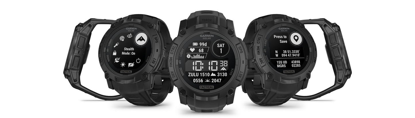 Instinct® 3 – 50 mm, Solar, Tactical Edition 010-02935-50