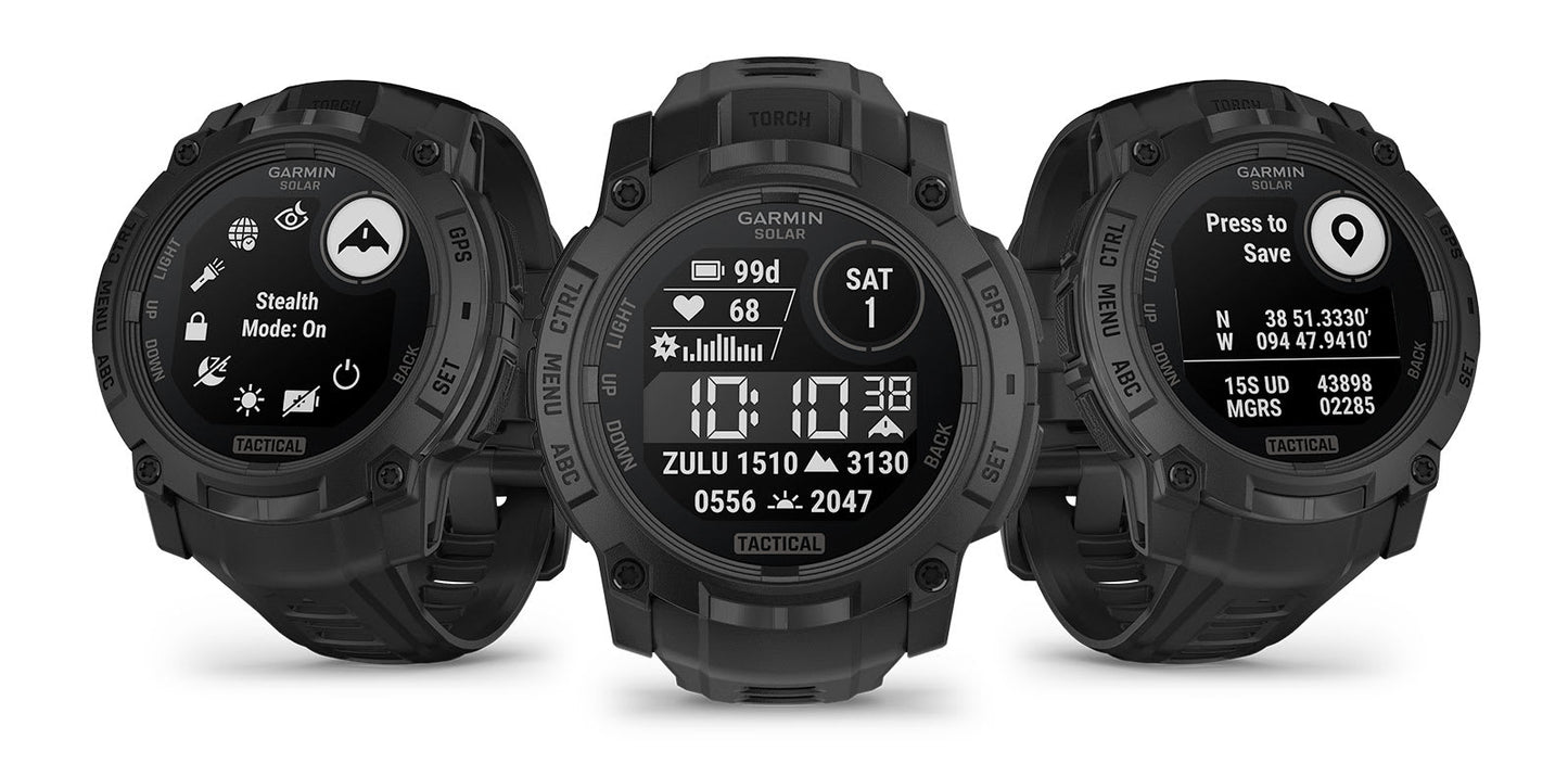 Instinct® 3 – 50 mm, Solar, Tactical Edition 010-02935-50