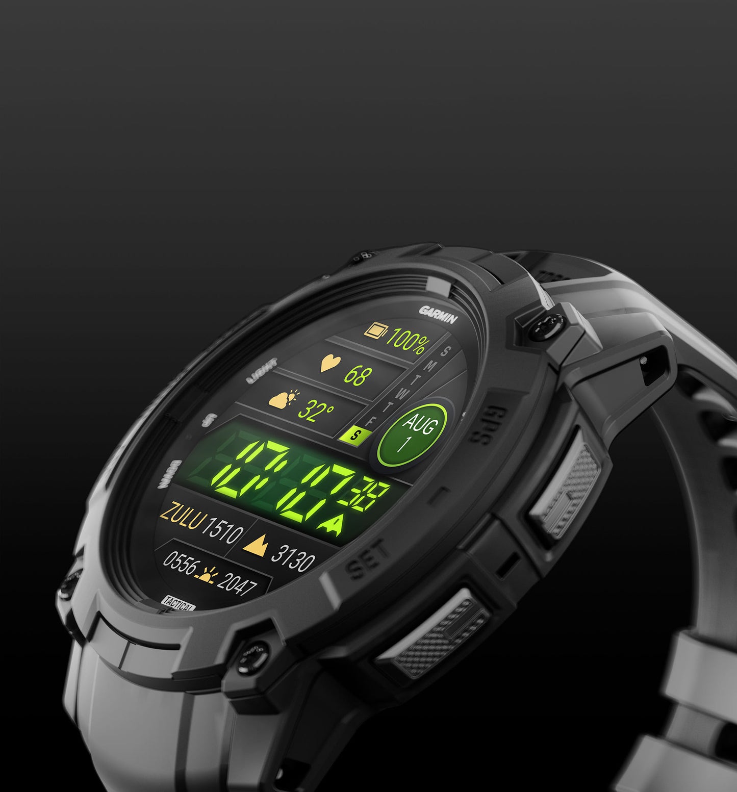 Instinct® 3 – 50 mm, AMOLED, Tactical Edition 010-03020-50