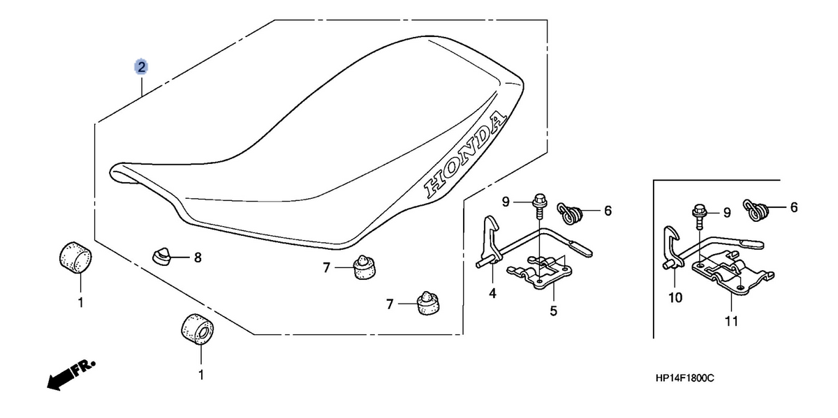 Honda OEM part 77100-HP1-000ZA