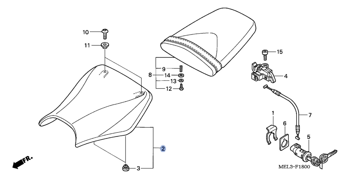 Honda OEM part 77100-MEL-D20