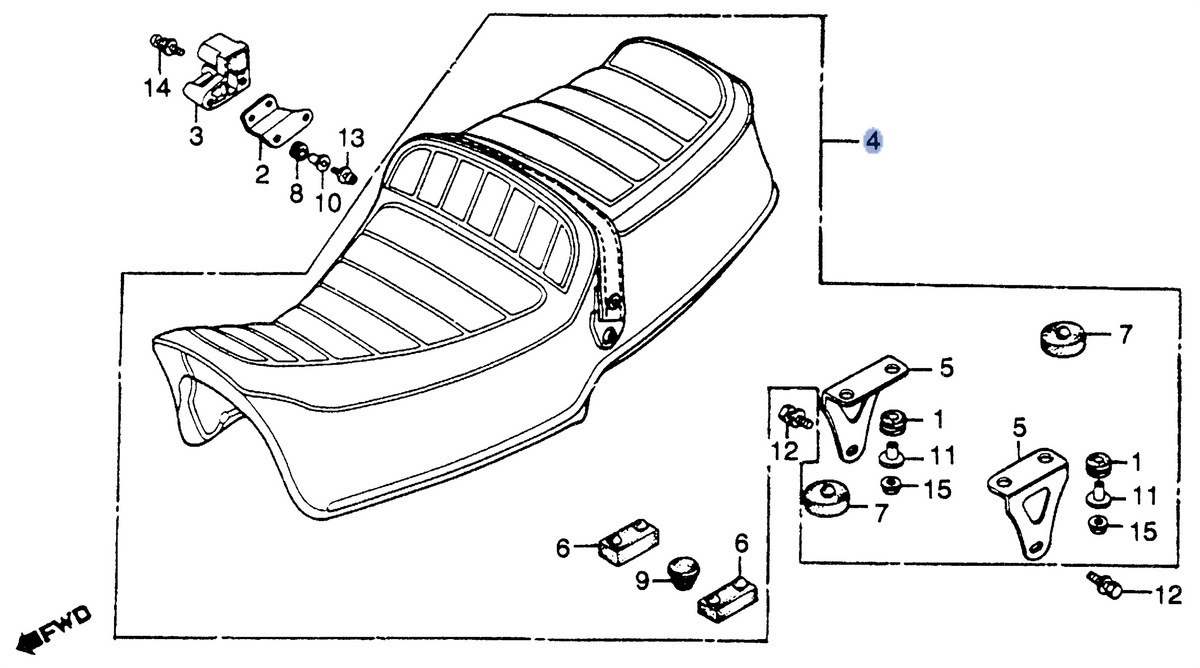 Honda OEM part 77200-425-770