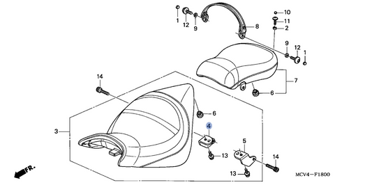 Honda OEM part 77202-MCV-000
