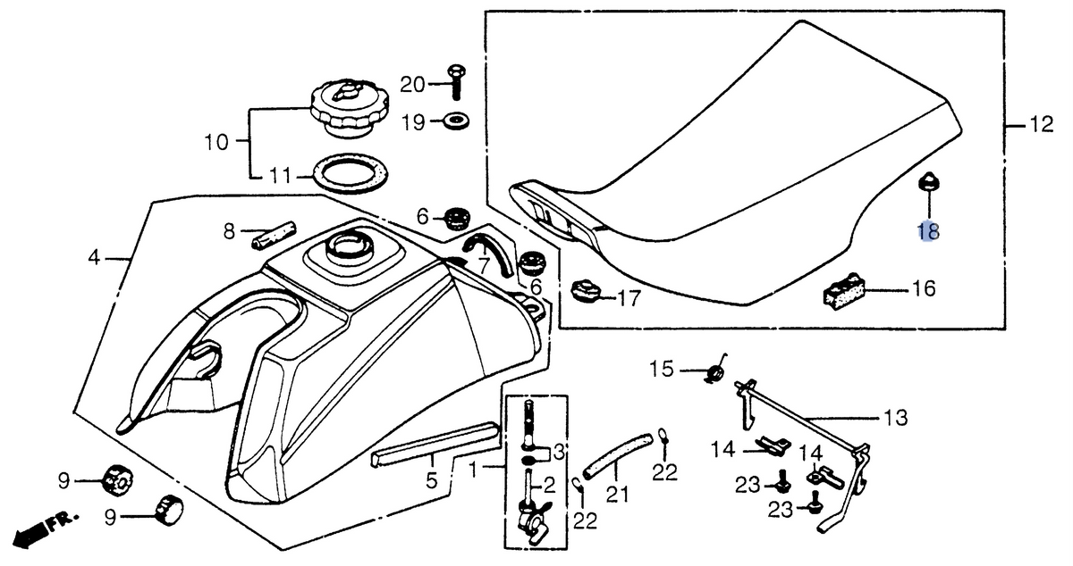 Honda OEM part 77215-GC2-000