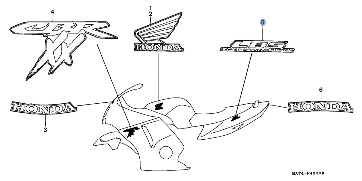 Honda OEM part 77218-MAT-670ZA
