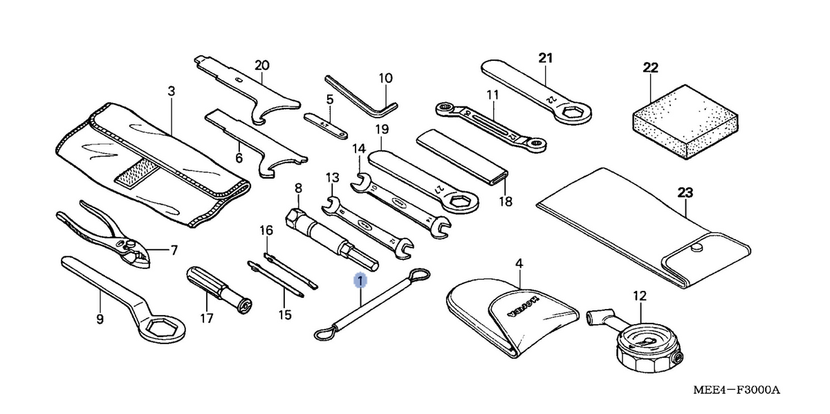 Honda OEM part 77236-KAZ-780