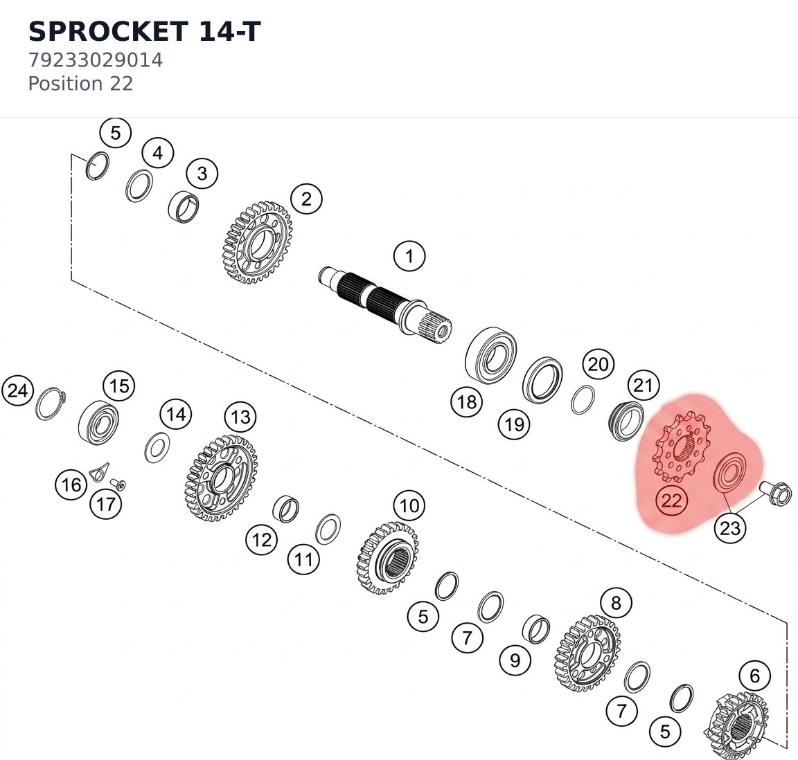 Sprocket 14-t
