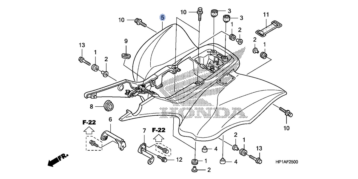 Honda OEM part 80100-HP1-A70ZA