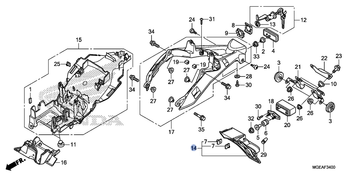 Honda OEM part 80100-MFL-670