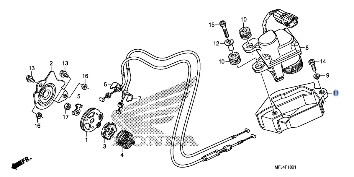 Honda OEM part 80106-MFJ-D00