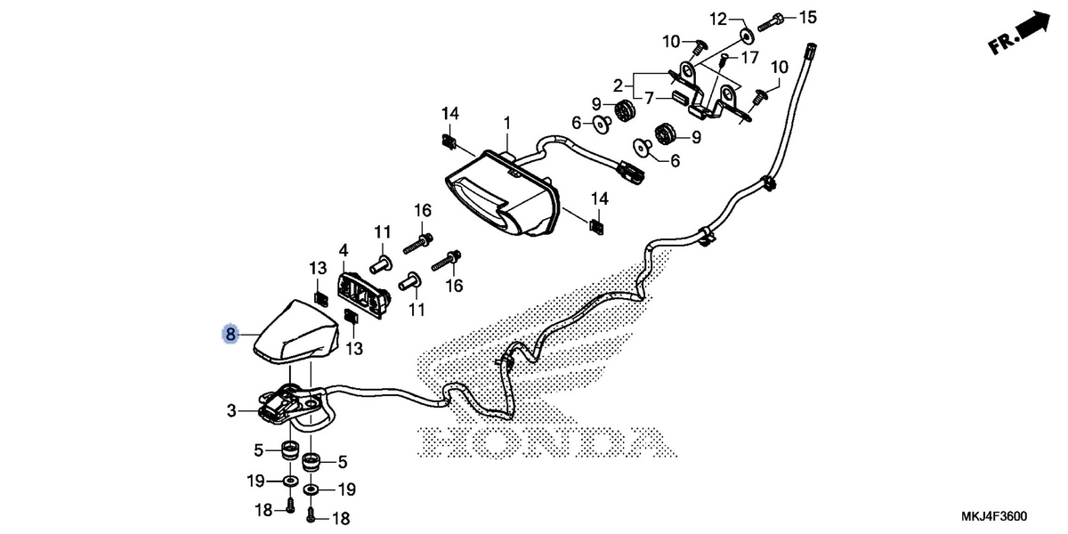 Honda OEM part 80106-MKJ-D00