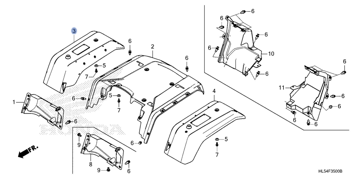 Honda OEM part 80110-HL5-E20ZE
