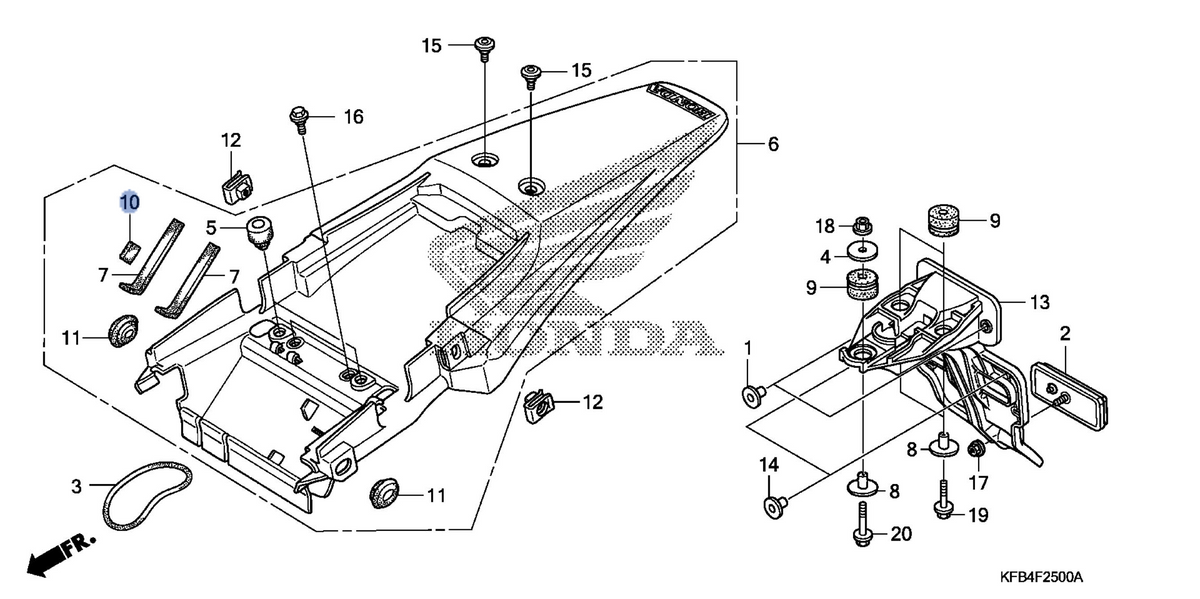 Honda OEM part 80129-MEG-000