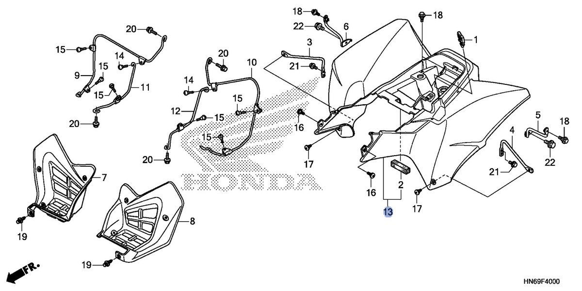 Honda OEM part 80150-HN6-G10ZA