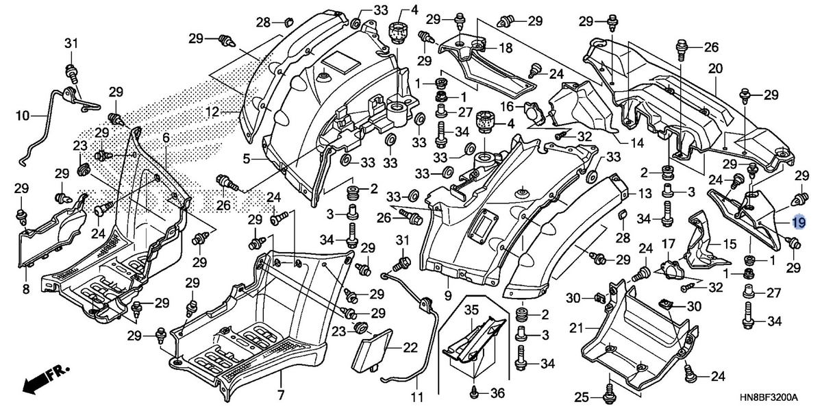 Honda OEM part 80260-HN8-000ZA