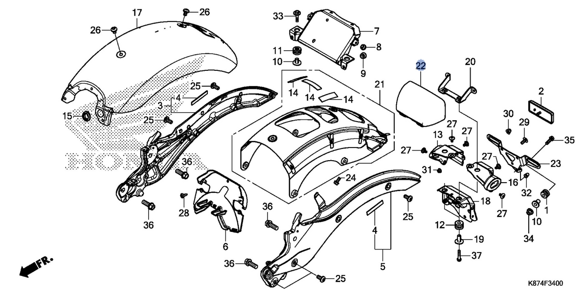 Honda OEM part 80350-K87-A00