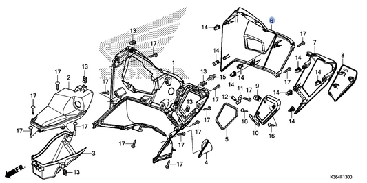 Honda OEM part 81138-K35-V00ZC