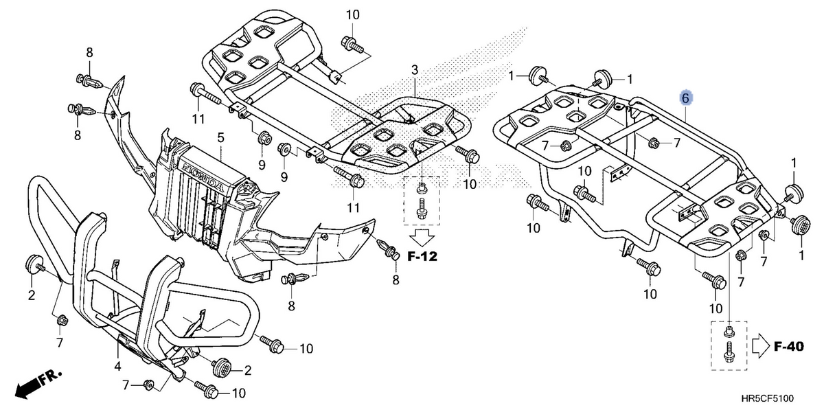 Honda OEM part 81300-HR6-MF0ZA