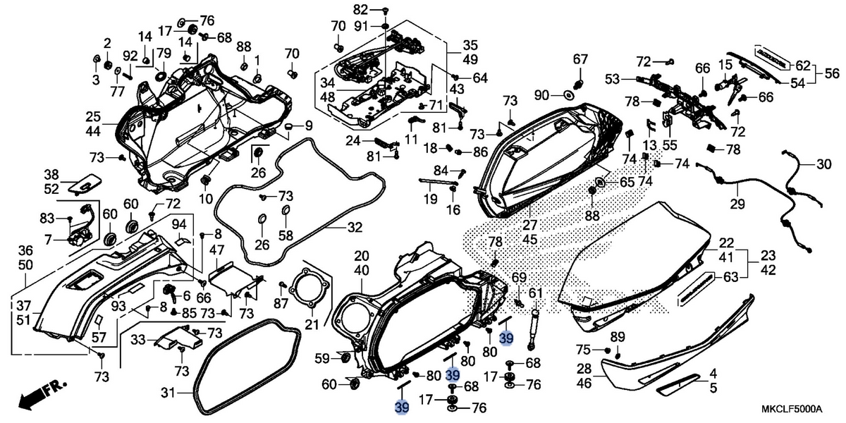 Honda OEM part 81401-MKC-A00
