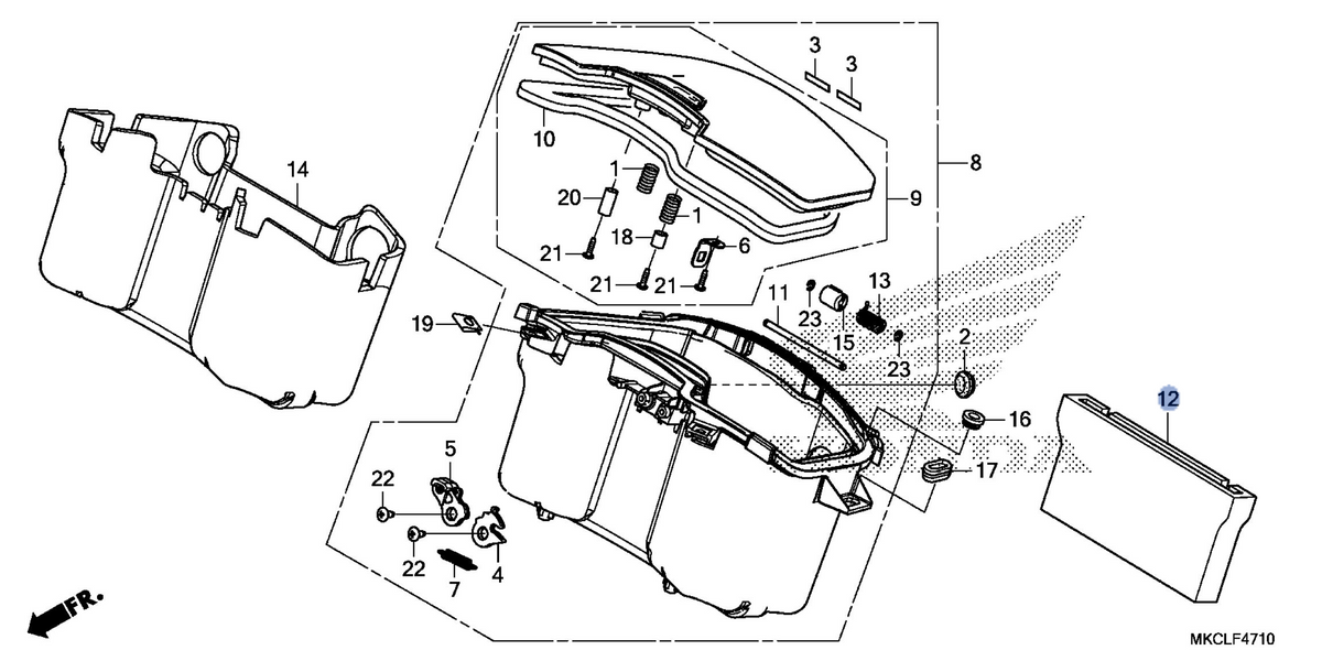 Honda OEM part 83240-MKC-A00