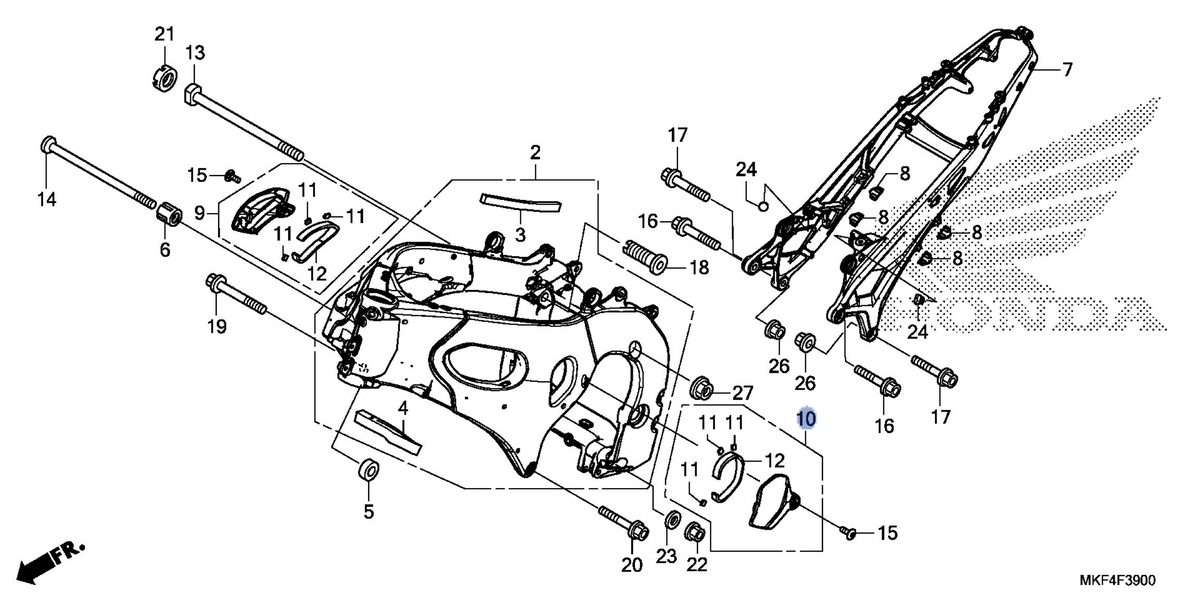 Honda OEM part 83265-MKF-D40