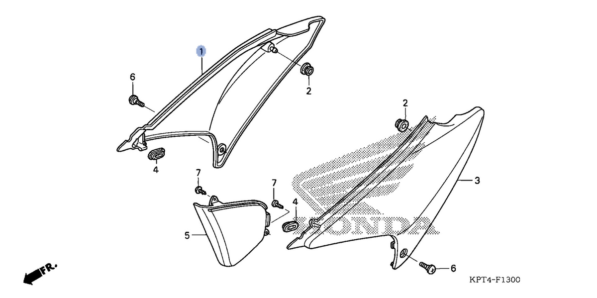 Honda OEM part 83500-KPS-900ZA