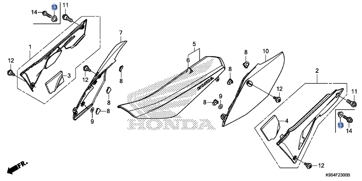 Honda OEM part 83505-MKE-A70