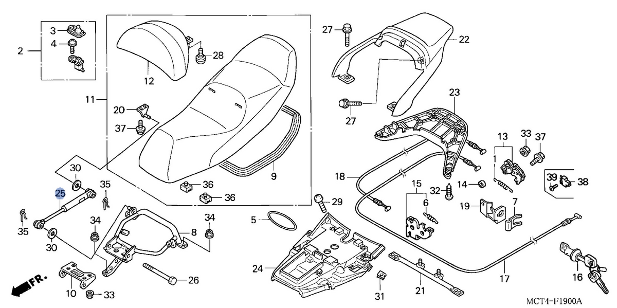 Honda OEM part 83590-MCT-003