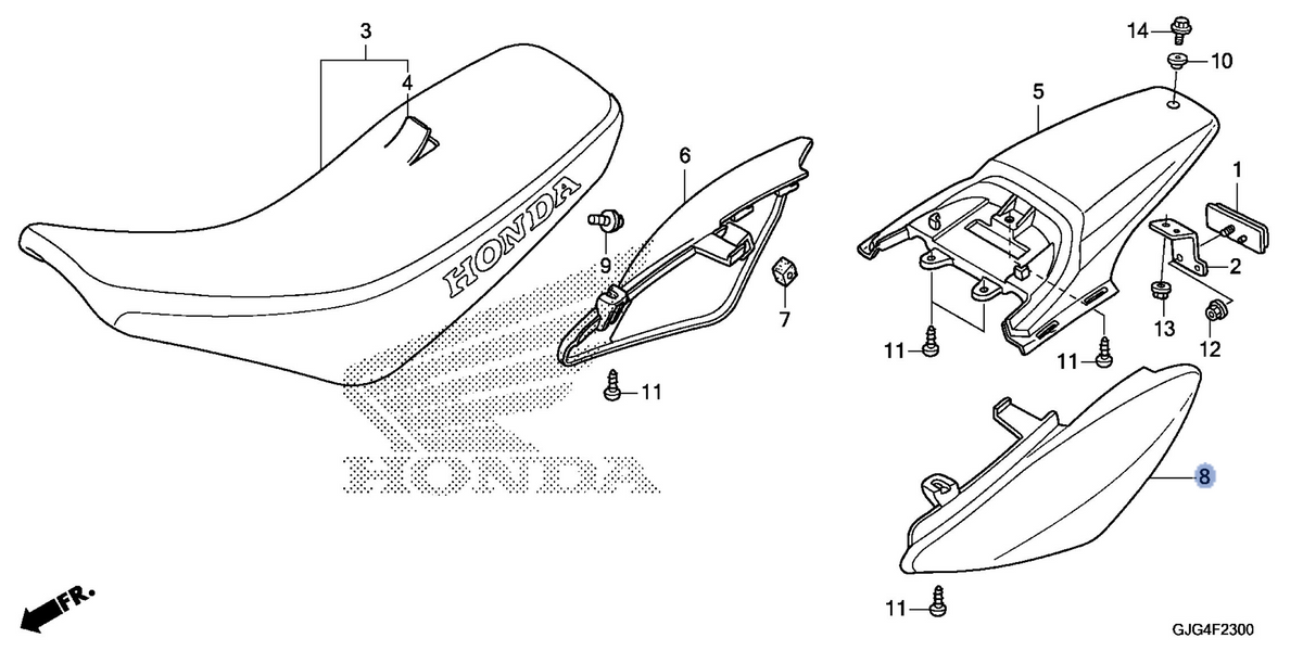 Honda OEM part 83600-GJG-C40
