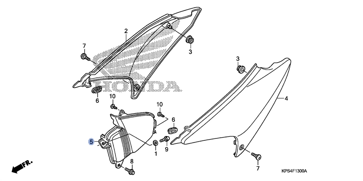 Honda OEM part 83601-KPS-900ZB